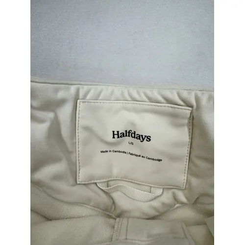 Halfdays Women's Emma Softshell Pant Oatmilk Large NWT *read $285 MSRP - Image 5