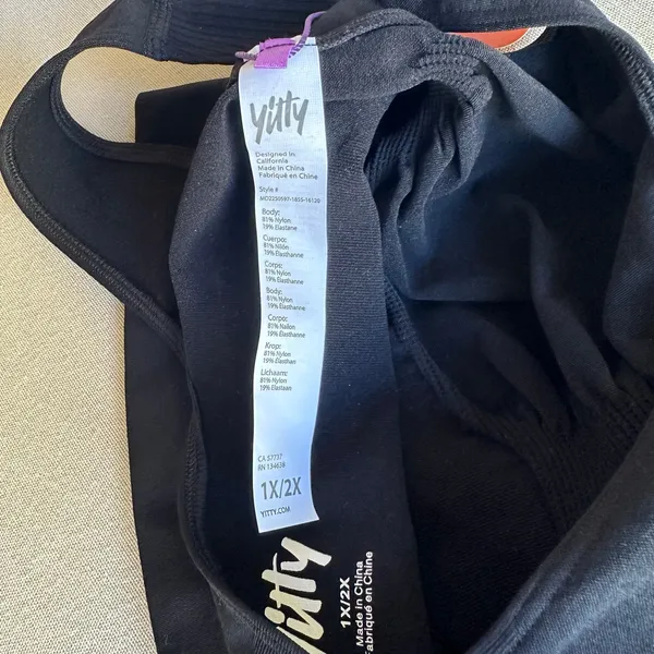 Yitty by Lizzo Nearly Naked Shapewear Black Midi Bra BNWT - Image 7