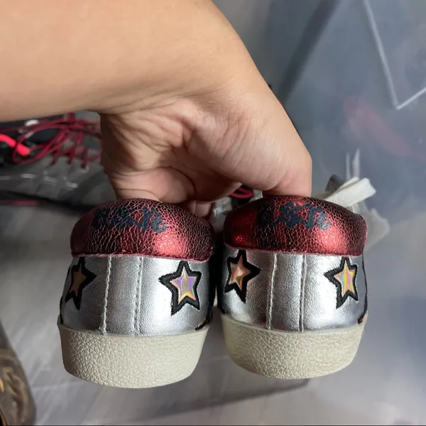 ASH stars majestic motif‎ trainers sneakers size 8 - Image 4