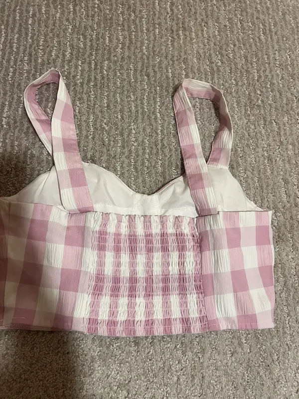 Steve Madden Purple Checkered Skirt Set - Image 8