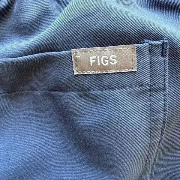 Figs Scrub Tech iCal Pants Blue Drawcord Half Elastic Waist Pants SZ XL #2154 - Image 12