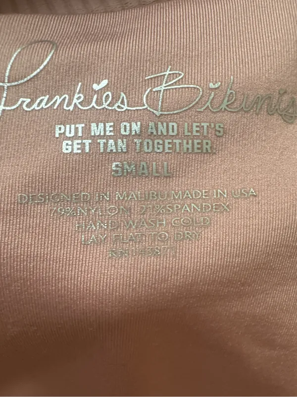 Frankie's Bikinis Hanalei Bikini Top S NWT vintage rose pink - Image 5