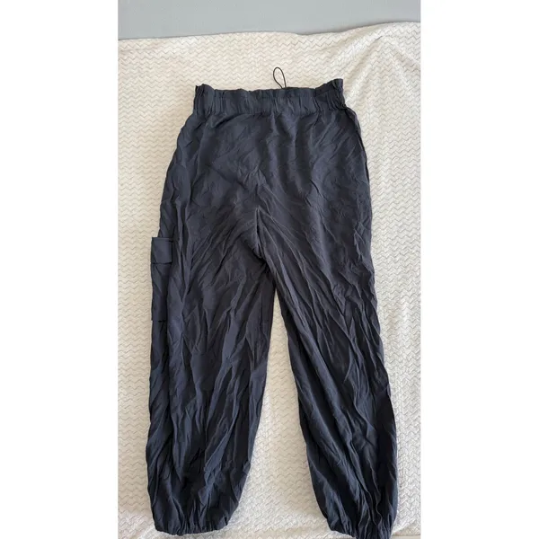 Anthropologie Women Dark Gray Modal Blend Cargo Jogger Pants Size S 4448 - Image 3