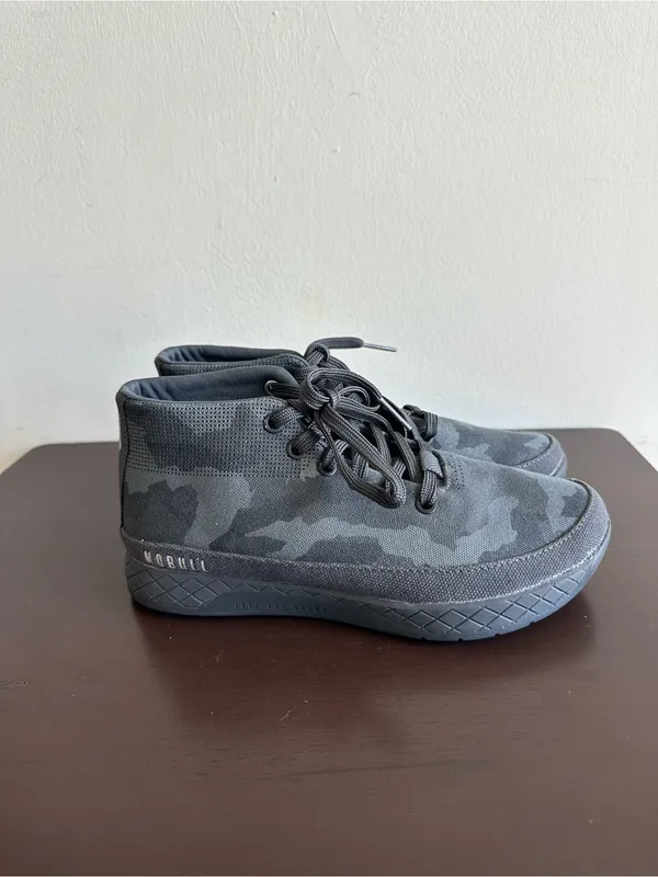 NOBULL Camo Sneakers Mid Canvas Trainers Men’s 5 Women’s 6.5 Unisex Shoes - Image 2