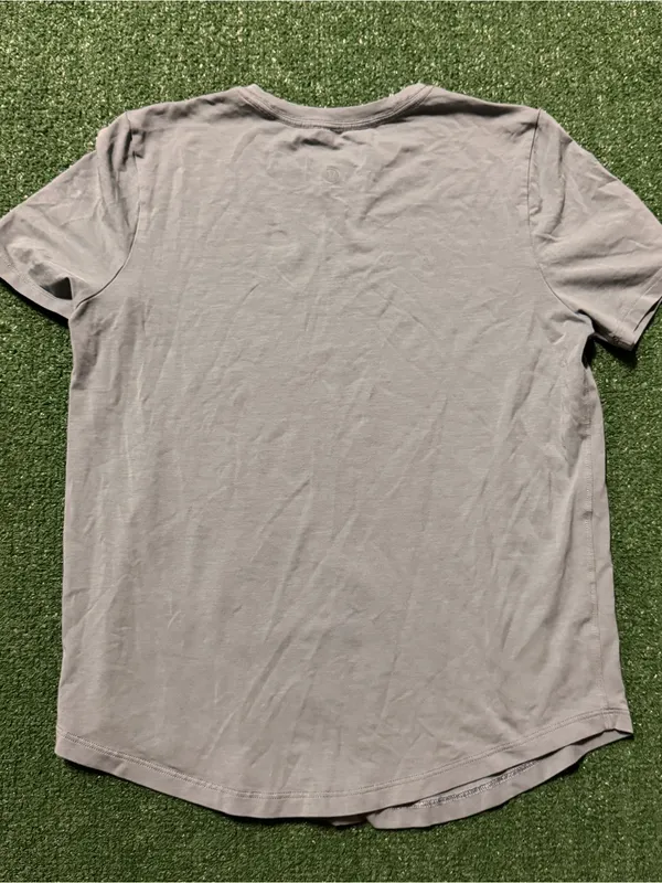 lululemon athletica Light Gray Short Sleeve Crew Tee - Image 2