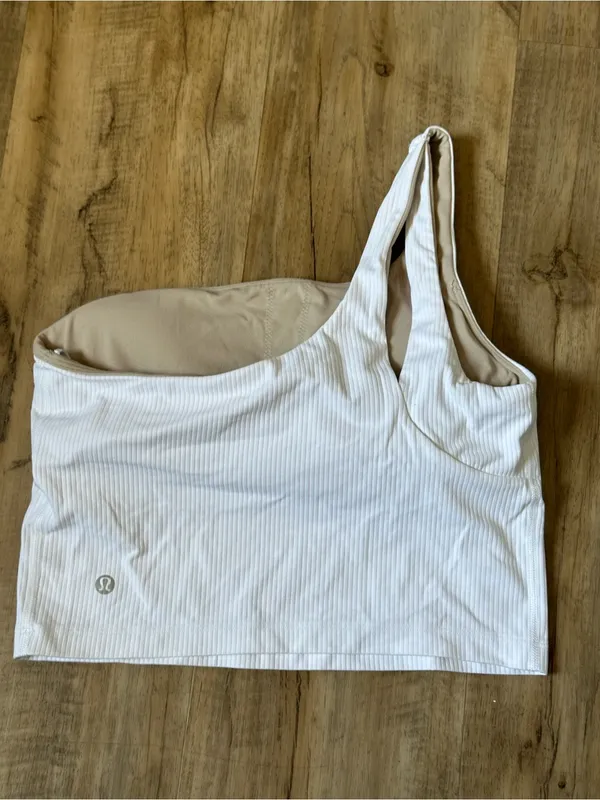 Lululemon Ribbed Nulu Asymmetrical Yoga Tank Top - Image 2