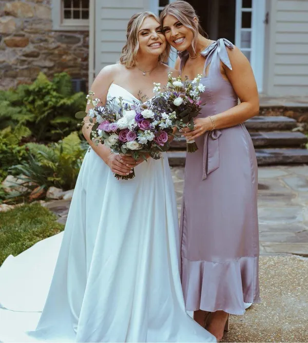 Show Me Your Mumu Claire Midi Dress in Dusty Purple - Image 5