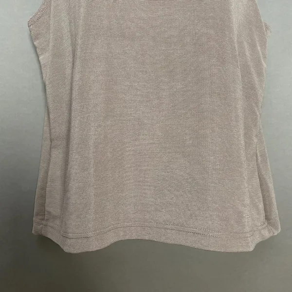 Vintage Jason Maxwell Tank Top Mock Neck Sleeveless‎ Neutral Taupe Women Medium - Image 5