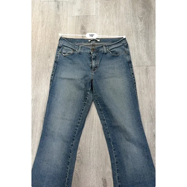 Mavi 136 Molly Women's 32/32 Low Rise Flare Jeans Y2K Medium Wash Stretch - Image 4