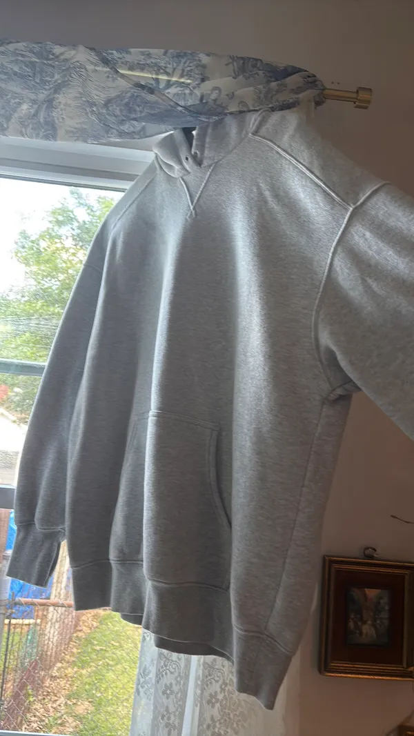 oversized grey offline grey hoodie - Image 5