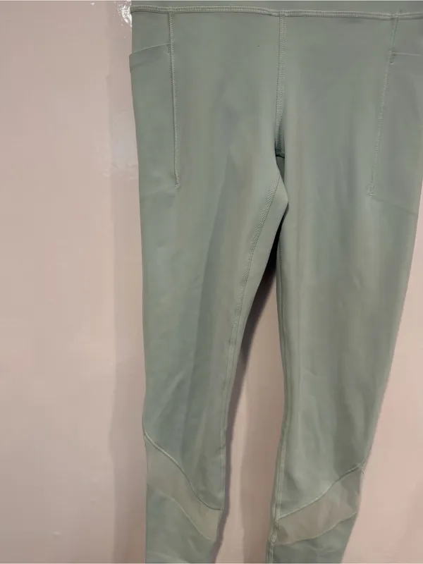 Athleta‎ Salutation Stash Blue Mint Green Active Leggings - Image 2