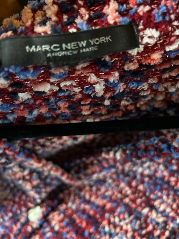 Marc New York Cozy Chunky Knit Cardigan in Mixed Berry Tones XL /XXL - Image 6