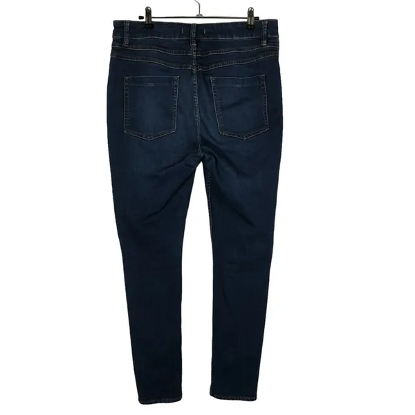 Free People Beverley Dark Wash Skinny Straight‎ Jeans 31 - Image 3
