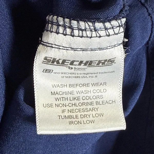 Skechers by Barco Navy Blue Scrub Pants Womens Cargo Athletic Medical S - Image 7