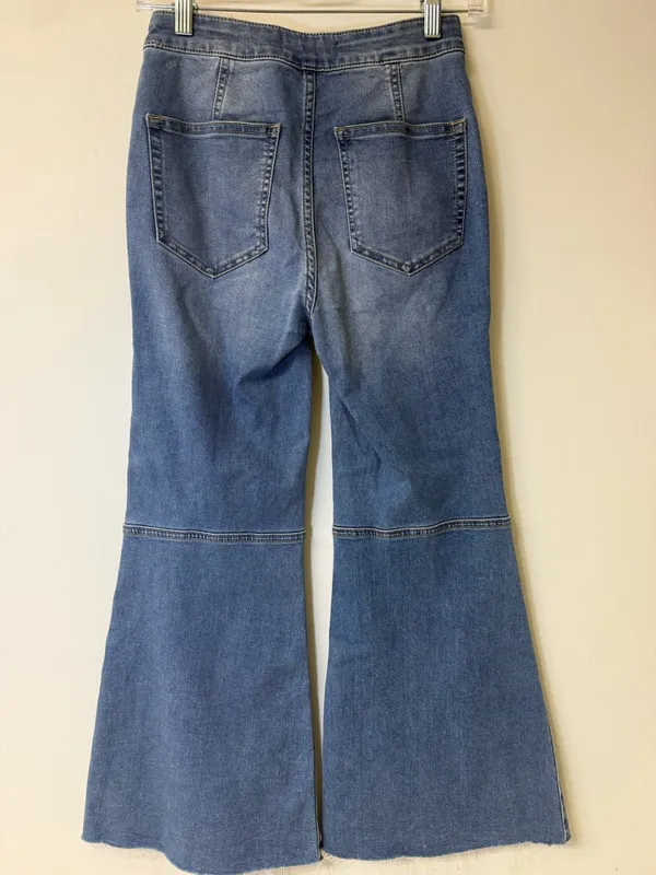 We The Free Free People Women’s Blue High-Waist Flared Jeans Size 25 - Image 2