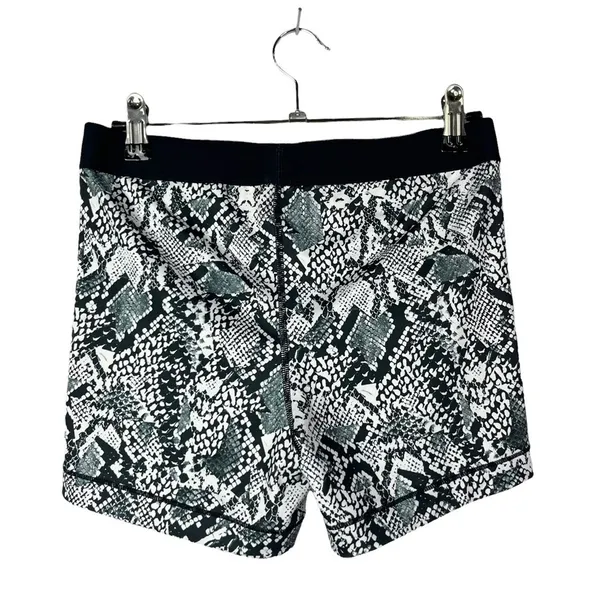 Nike Pro Black & White Snake Print‎ Compression Athletic Shorts L - Image 3