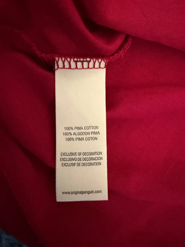 Original Penguin Red Polo - Image 4