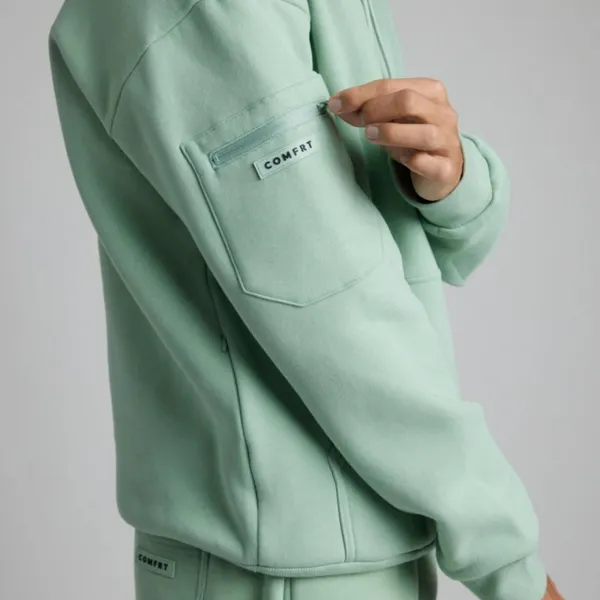 NWT COMFRT DND TRAVEL Hoodie in ALOE Size XL - Image 3