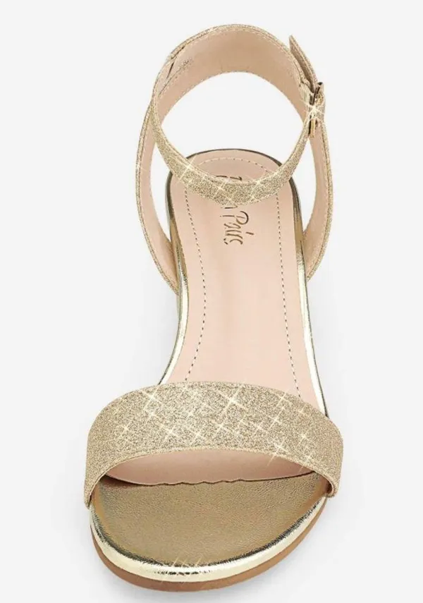 Dream Paris Women's Open Toe Ankle Strap Low Block Chunky Heels Sandals Size 8M - Image 4