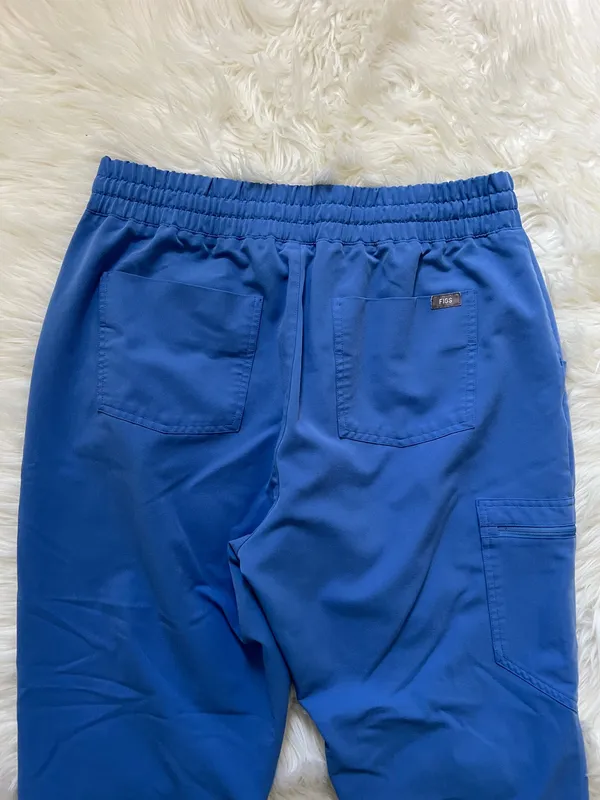 Figs Ceil Blue Zamora Jogger Scrub Pants Size Large Petite - Image 7