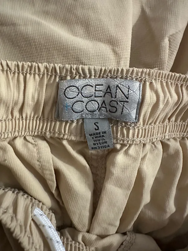 Men's Khaki Shorts with Drawcord Waist - Image 4