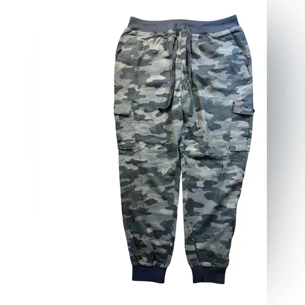 Lucky Brand Camo Joggers Women’s L Lounge Pants Relaxed Fit Streetwear Casual!! - Image 2