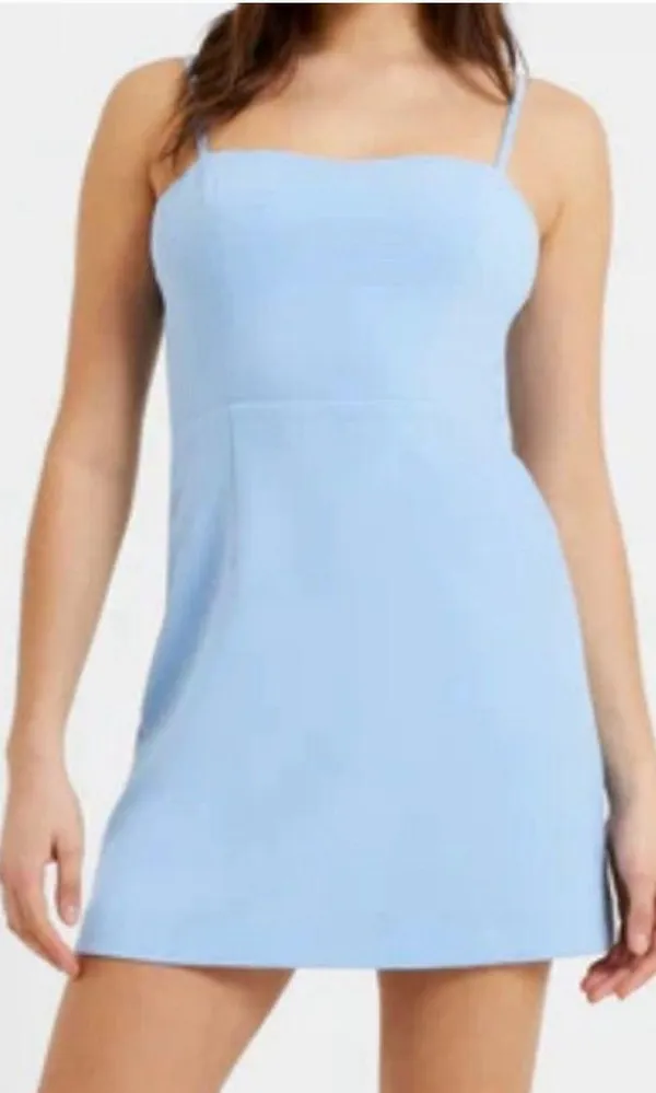 French Connection Whisper Tie Back Mini Dress - Image 5