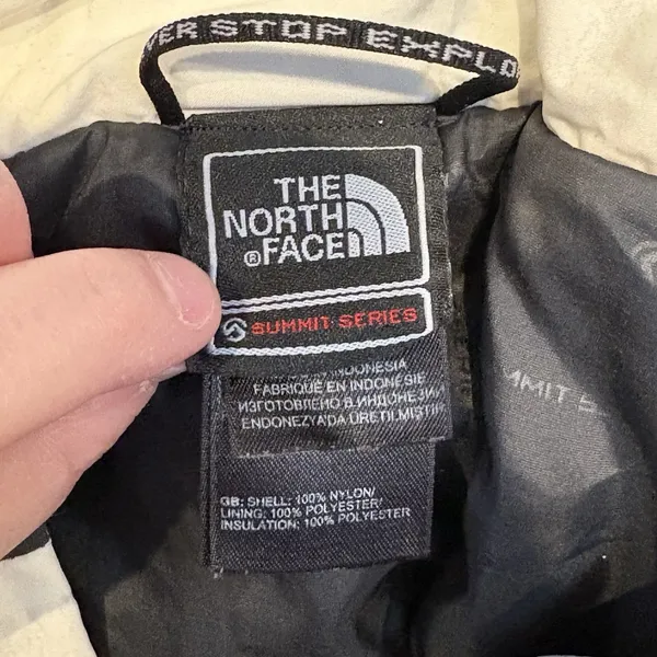 The North Face Hyvent Alpha Summit Series Women Hooded Black Beige‎ Jacket M - Image 3