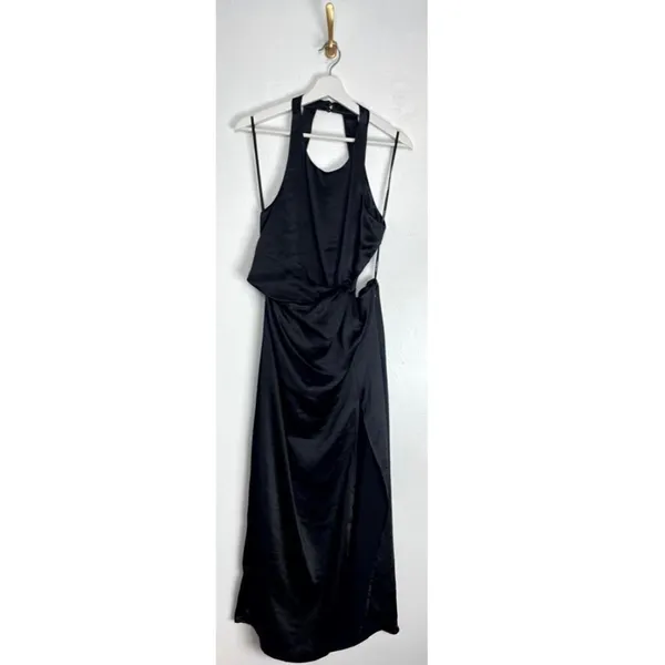 FOR LOVE & LEMONS Taliah Maxi Dress in Black Size Large - Image 6