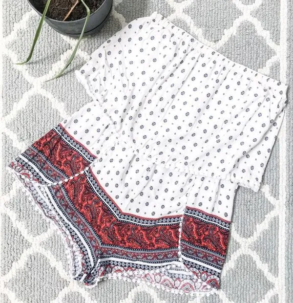 Showpo White Sleeveless Tube Top Romper - Image 2