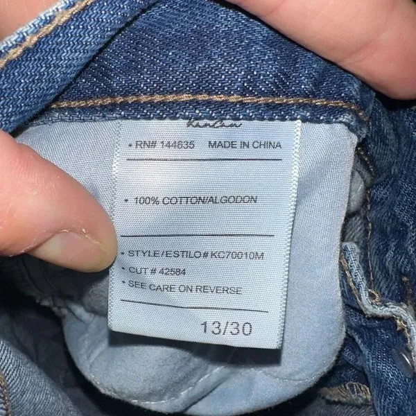 Kancan destroyed distressed straight leg 13/30 normcore jeans - Image 2