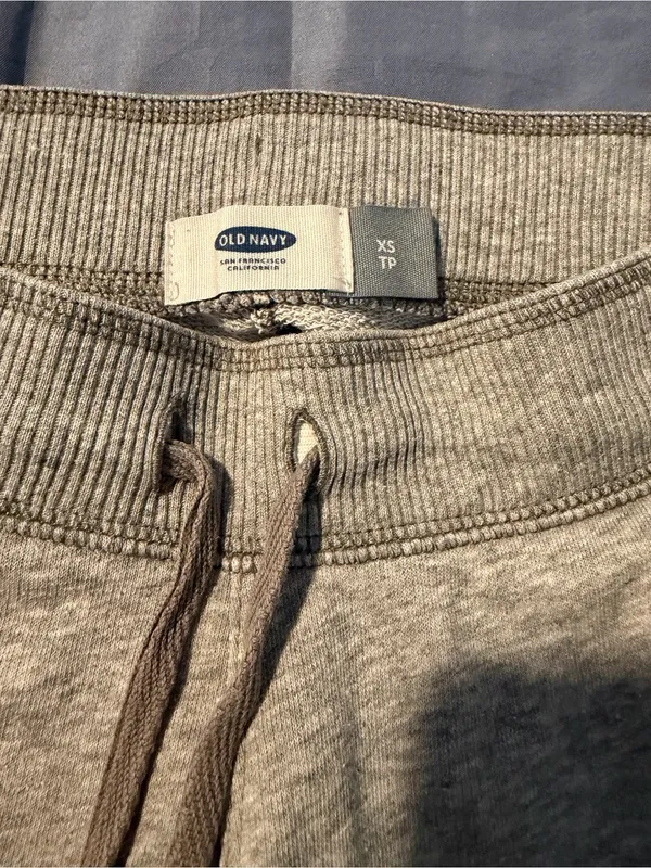 Old Navy Heather Gray Drawstring Sweatpants - Image 2