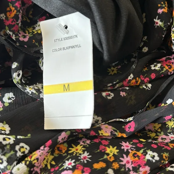 NWT I. State X Nordstrom floral lined Jumpsuit Sleeveless Tie Back wide Leg - Image 8