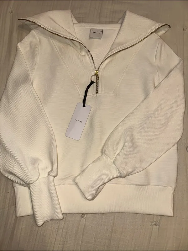 NWT NEW Varley Vine Half Zip Oversized Pullover Ribbed Sweater size XS - Image 2
