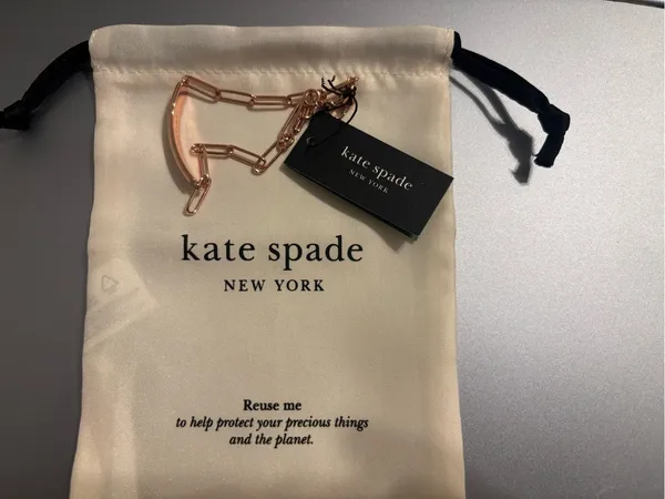 Kate Spade-Stop And Smell Roses ID Bracelet in Rose Gold Tone - Image 10