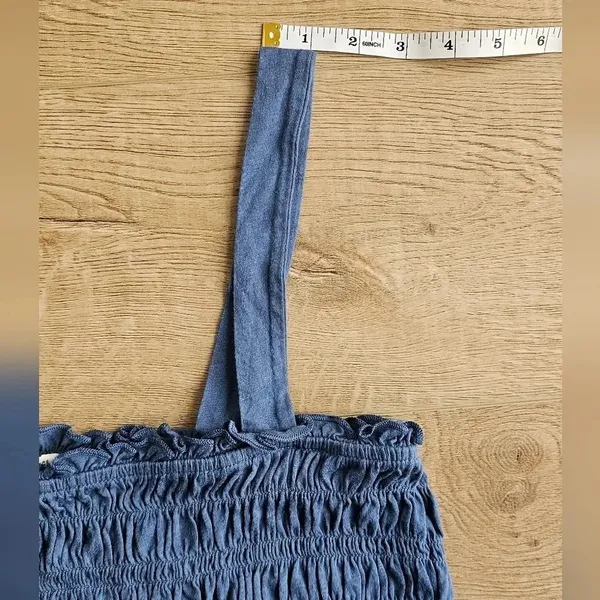 American Eagle ruched tank top! size: L - Image 5