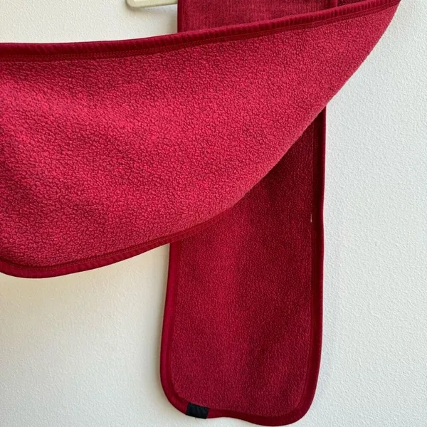 Patagonia Better Sweater Responsible Sustainable Polyester Scarf Unisex Red - Image 8