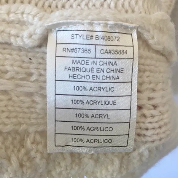 BB Dakota Alaska‎ Womens L Cable Knit Cowl Neck Sweater Dress Ivory Cream - Image 11
