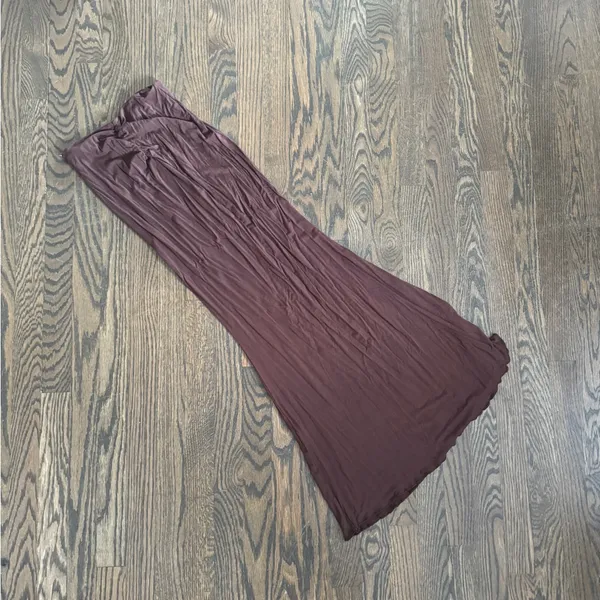 SHEIN brown cinched waist maxi skirt - Image 4