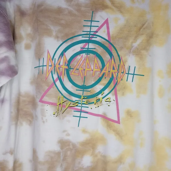 Goodie Two Def Leppard Hysteria Tie-Dye Colorful Graphic Sweatshirt - Image 2