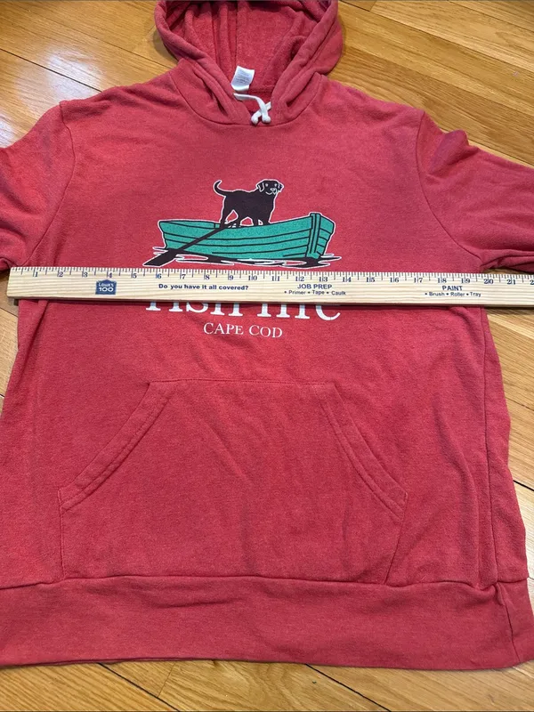 Cape cod fish life hoodie sweatshirt size medium. Red - Image 5