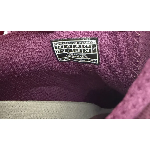 KEEN Berry Trail Hiking Shoes Women's US 7 Gorpcore Outdoor Knit - Image 9