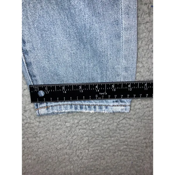 American Eagle Girlfriend Jeans Women 8 Short High Rise‎ Distressed Thrashed - Image 6