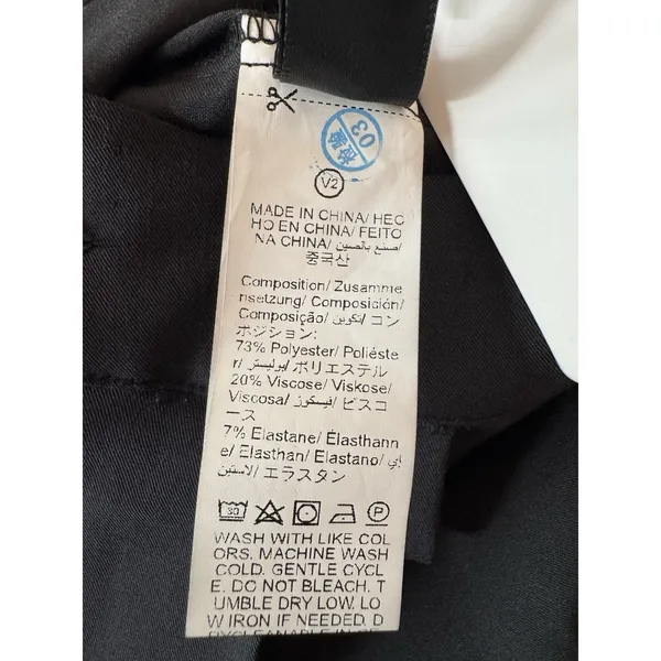 Dazy Baggie Ankle Pants Womens Large Black Pleated Front Minimalist Basic Slacks - Image 7