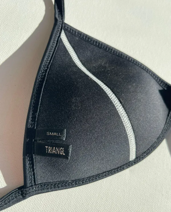 Triangl Black Bikini Top - Image 2