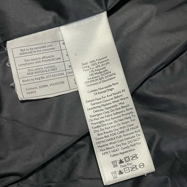 Eddie Bauer Women's Black Long Puffer Snow/Ski/Winter Jacket Size Small - Image 6