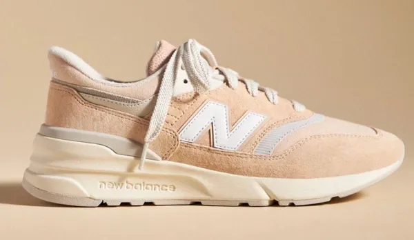 New Balance 997R Sneakers in Light Peach, Size 9.5/EU 41.5 - Image 2
