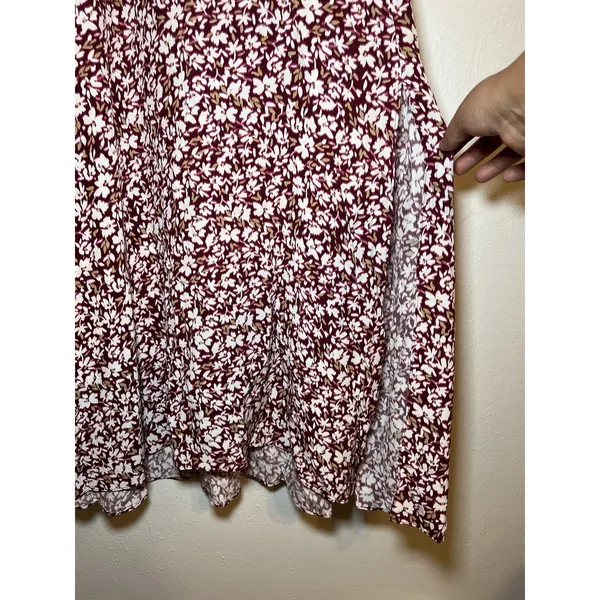 Madewell Ruffled Scoopneck Maxi Dress Size 8 Style NV447 Sleeveless Multicolor - Image 6