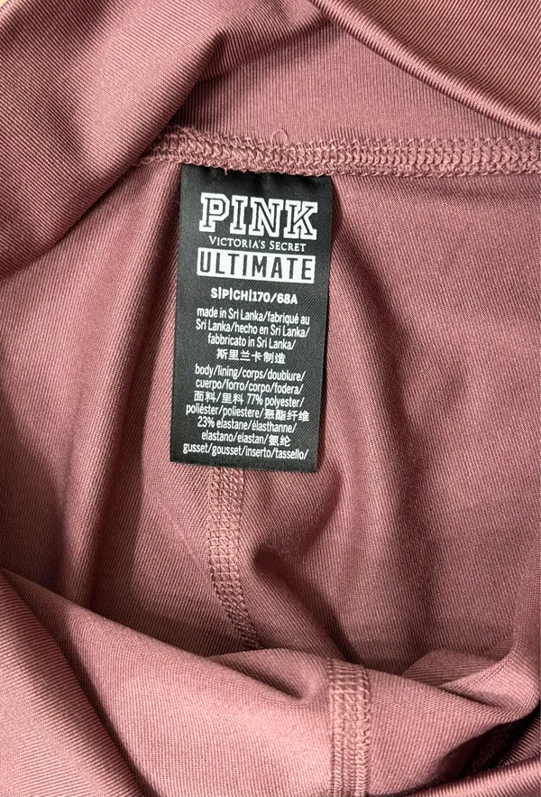 Victoria's Secret PINK Ultimate High-Waist Activewear Bike Shorts Women's Size S - Image 3