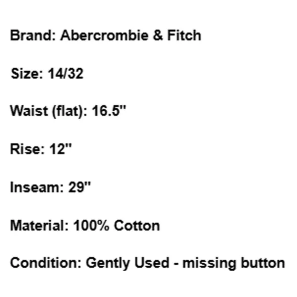 Abercrombie Cargo Pants Green Utility Hiking Outdoor Workwear Gorpcore 14 32 - Image 6